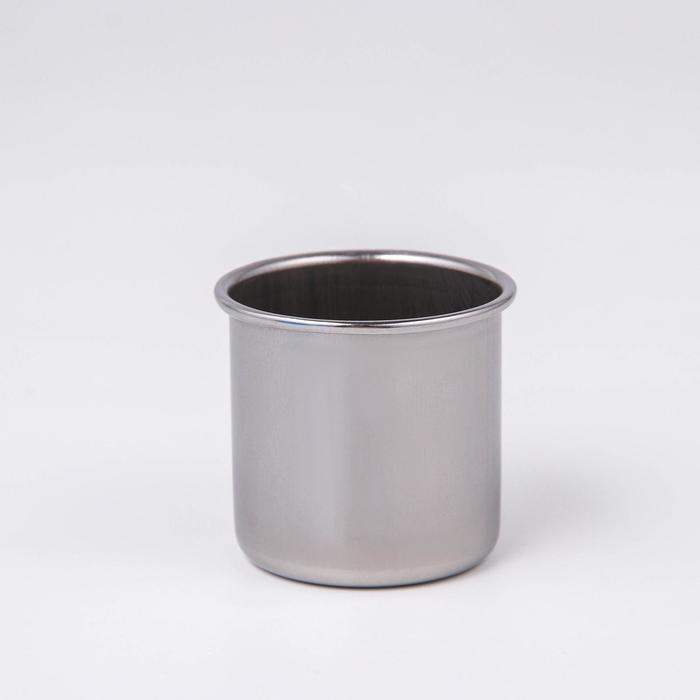 Стопка, 60 мл, 4.5×4.5×4.2 см, внутренний диаметр 4 см, нержавеющая сталь - Фото 1