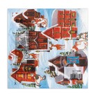 Новогодние салфетки бумажные New Line Design «Домики», 33×33 см, 3 слоя 20 шт. - Фото 3