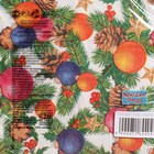 Новогодние салфетки бумажные New Line Design «Шишки-шарики», 3 слоя, 33х33 см, 20 шт - Фото 5