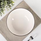 Салатник керамический «Вдохновение», 20×9,5 см, цвет голубой - Фото 2