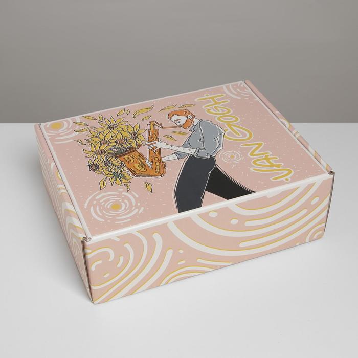 Коробка подарочная складная, упаковка, «Ван Гог», 27 х 21 х 9 см