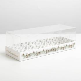 Коробка для десерта «Snow», 26, 2 х 8 х 9,7 см, Новый год