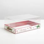 Коробка для десерта «Happines», 22 х 8 х 13,5 см, Новый год - фото 318587890