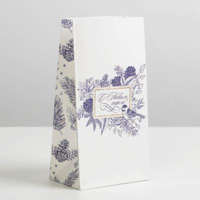 Пакет без ручек «Зима», 10 х 19,5 х 7 см