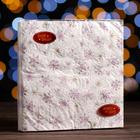 Новогодние салфетки бумажные «Рождественские звёзды», 3 слоя, 33×33 см, 20 шт. - Фото 1