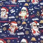 Бумага упаковочная новогодняя глянцевая «Кайфуша Санта», 50×70 см - Фото 4