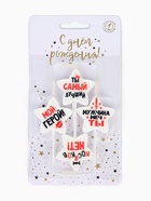 Свечи для торта на шпажках «Мужчине», 2.6 см, набор 4 шт. - Фото 4