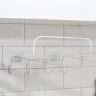 Держатель для кухонных принадлежностей, цвет белый 6912543