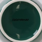 Кружка Доляна «Изумруд. Линия», 350 мл, фарфор, зелёная - Фото 5