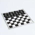 Настольная игра 2 в 1: шахматы и шашки, фигуры пластик, поле картон 30 х 30 см - Фото 2