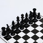 Настольная игра 2 в 1: шахматы и шашки, фигуры пластик, поле картон 30 х 30 см - фото 6454168