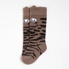 Гольфы Крошка Я "Тигруля" 8-10 см, коричневый - фото 26405167