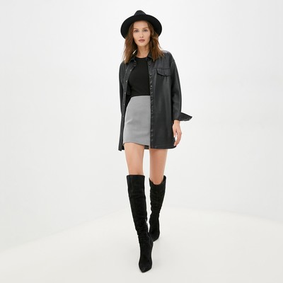 Юбка женская MIST р. 46, чёрный/белый