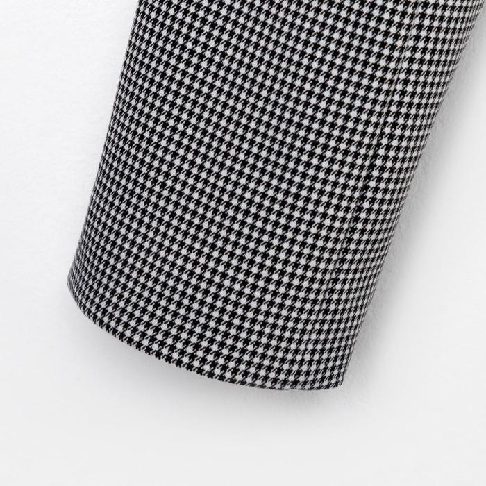 Пиджак женский укороченный MIST р. 48, чёрный/белый 50580