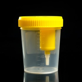 Контейнер стерильный со встроенным устройством для вакуумного забора мочи, 120 мл