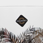 Стакан Magistro «Золотой лист», 400 мл, 8.5×10 см, стекло, прозрачный - Фото 5