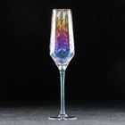 Бокал из стекла для шампанского Magistro «Дарио», 180 мл, 5×27,5 см, цвет перламутровый - Фото 2
