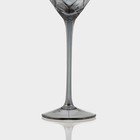 Бокал для шампанского Magistro «Дарио», 180 мл, 7×27.5 см, стекло, графит - Фото 4