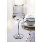 Бокал из стекла для вина Magistro «Дарио», 500 мл, 9×25 см, цвет графит - Фото 8