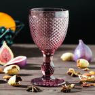 Бокал из стекла Magistro «Вилеро», 280 мл, 8×16.5 см, цвет розовый - Фото 1