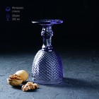 Бокал из стекла Magistro «Вилеро», 280 мл, 8×16,5 см, цвет фиолетовый - Фото 4
