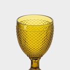 Бокалы для вина Magistro «Вилеро», 280 мл, 8×16 см, набор 2 шт., стекло, жёлтые - Фото 5