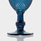 Бокалы для вина Magistro «Вилеро», 280 мл, набор 2 шт., стекло, синие - Фото 5