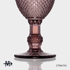 Бокалы для вина Magistro «Вилеро», 280 мл, 8×15.5 см, набор 2 шт., стекло, розовые - Фото 3
