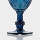 Бокалы для вина Magistro «Вилеро», 280 мл, набор 6 шт., стекло, синие - Фото 4