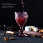 Набор бокалов из стекла Magistro «Вилеро», 280 мл, 6 шт, цвет розовый - Фото 3