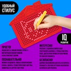 Планшет обучающий «Магнитное рисование», цвет красный, 375 отверстий - Фото 5