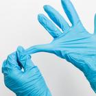 Перчатки A.D.M. нитровиниловые, ультрасофт, размер M, 100 шт/уп, 6 гр/пара, цвет голубой - Фото 2