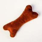 Лежанка с косточкой, 45х35х11 см, коричневая - Фото 4