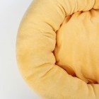 Лежанка с косточкой, 45х35х11 см, персиковая - Фото 5