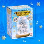 Новогодний ночник «Олень», деревянные вставки, набор для творчества - Фото 2
