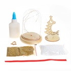 Набор для творчества «Новогодний ночник. Ёлка», деревянные вставки - Фото 4