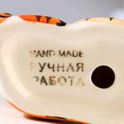 Тигр "Сережа", 4,5х6 см, гжель, цветной - Фото 5