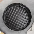 УЦЕНКА Набор форм для выпечки разъёмных Доляна «Элин. Круг», 3 шт: d=24, d=26, d=28 см, антипригарное покрытие - Фото 5