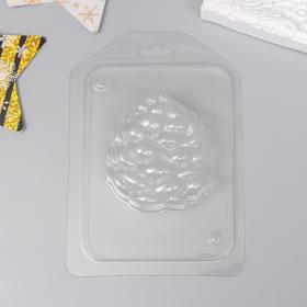 Пластиковая форма "Шишка сосновая 2D" 6,8х6,2 см