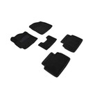 Коврики 3D для HYUNDAI ELANTRA VI, черные , комплект - Фото 1