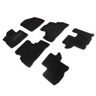 Коврики 3D для KIA Sorento Prime, 2015-2020, черные , комплект - Фото 1