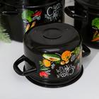 Набор эмалированных кастрюль «Рацион», 3 предмета: 2 л, 4 л, 6 л - Фото 3