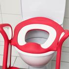 Детское сиденье на унитаз, цвет красный - Фото 4