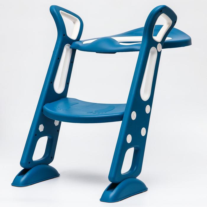 Детское сиденье на унитаз, цвет синий - фото 1905831263