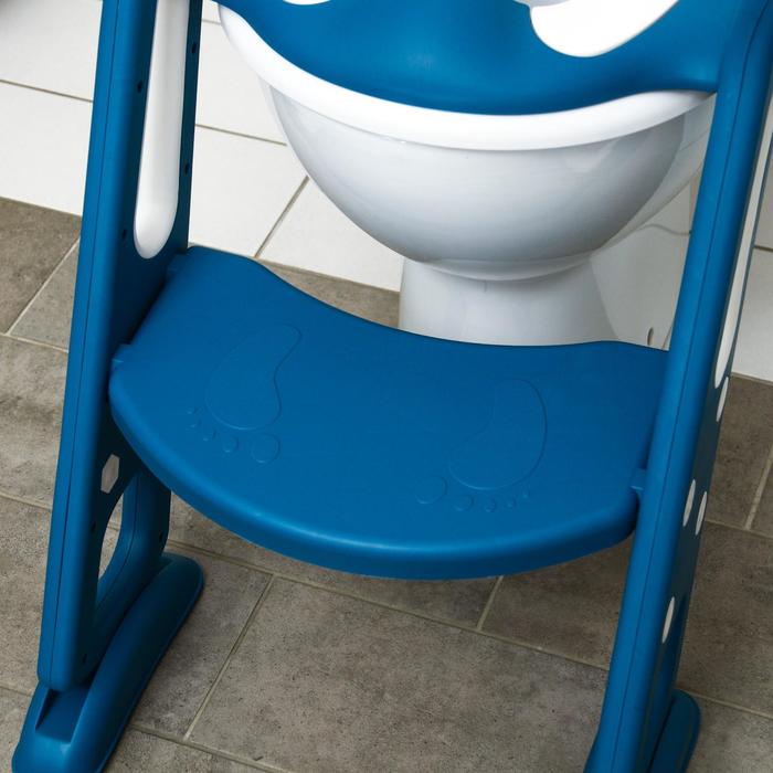 Детское сиденье на унитаз, цвет синий - фото 1905831261