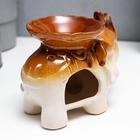 Аромалампа керамика "Индийский слон с сердечками" МИКС 11х8,5х13,5 см - Фото 4