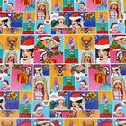 Бумага упаковочная глянцевая "Новогодний Pop-Art", 70 х 100 см,1 лист - фото 9215996