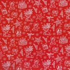 Бумага упаковочная новогодняя глянцевая, двусторонняя «Новогоднее настроение», 50×70 см - Фото 5