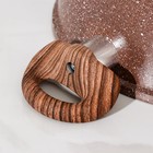 Кастрюля Доляна «Брауни», 5.7 л, d=28 см, h=12 см, стеклянная крышка, антипригарное покрытие, индукция - Фото 6