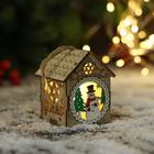 Украшение ёлочное свет "Сказочный домик" 7х8 см, микс - Фото 4
